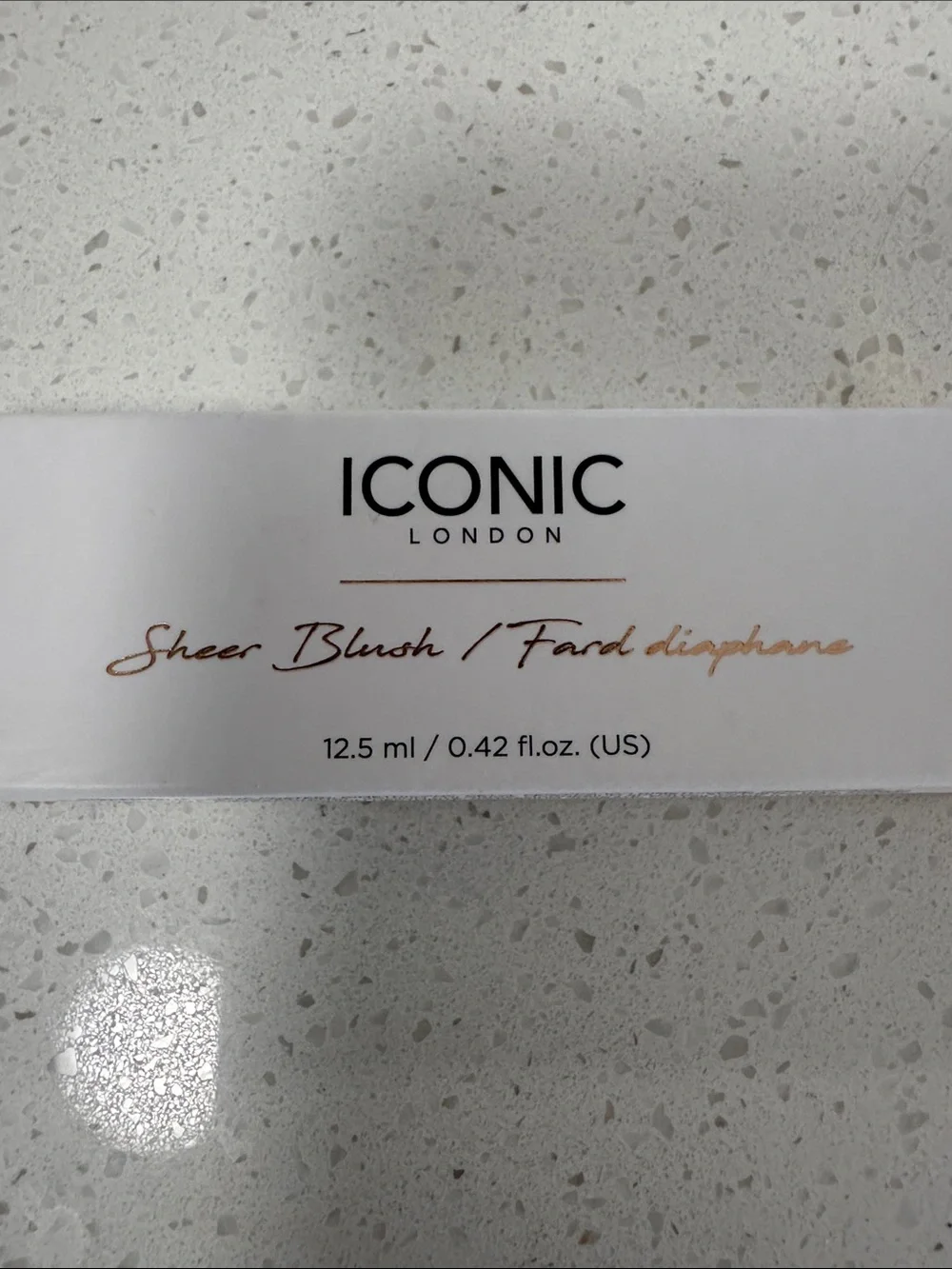 ICONIC London Sheer Blush - Cheeky Coral. Sheer Blush Liquid Gel Formula